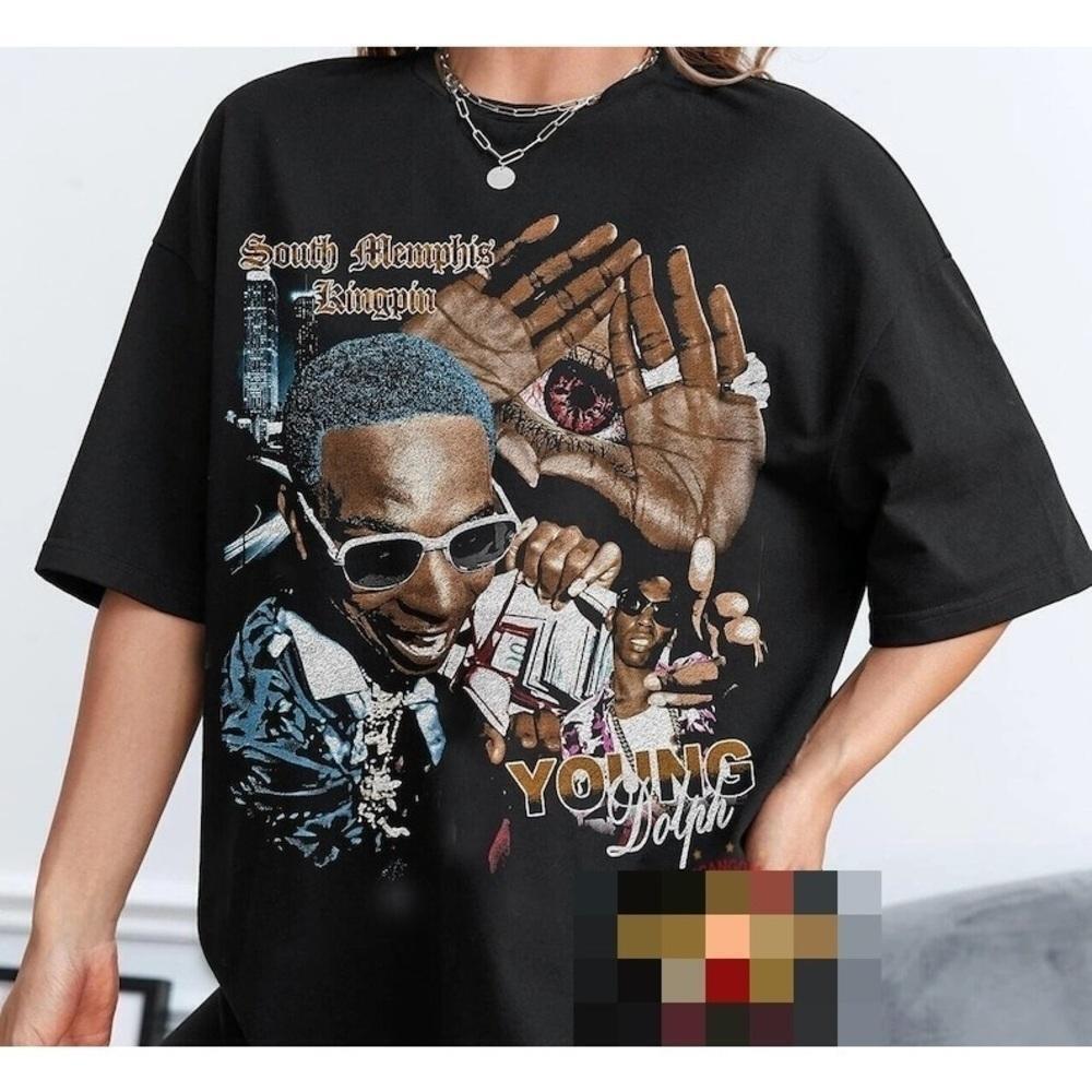 Young Dolph King Of Memphis Graphic Tee Unisex Music Fan Shirt Rap Artist Top